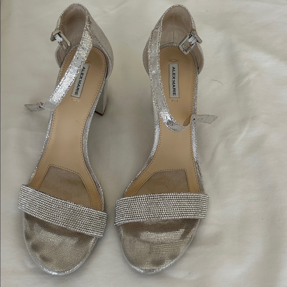 Alex Marie Silver Heels